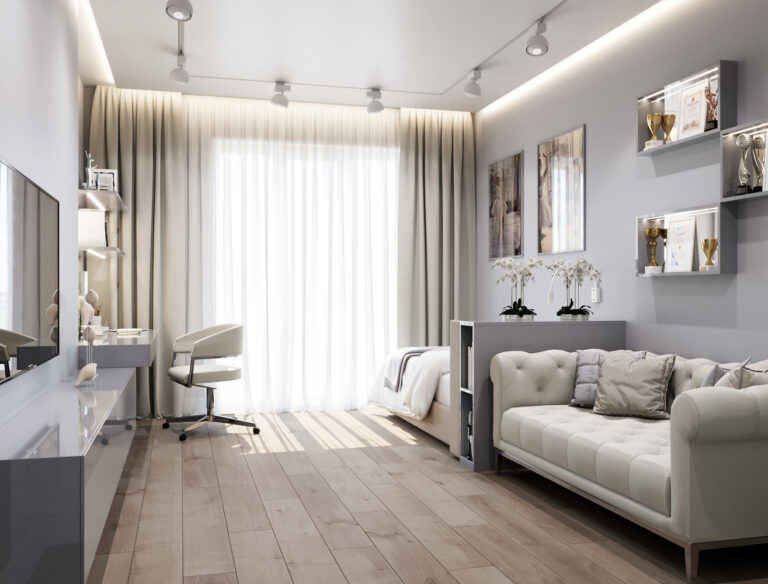 3х-комнатная квартира в Калининграде ЖК "Цветной бульвар" 90м2